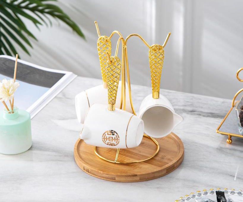 Porcelain coffee pots with stand