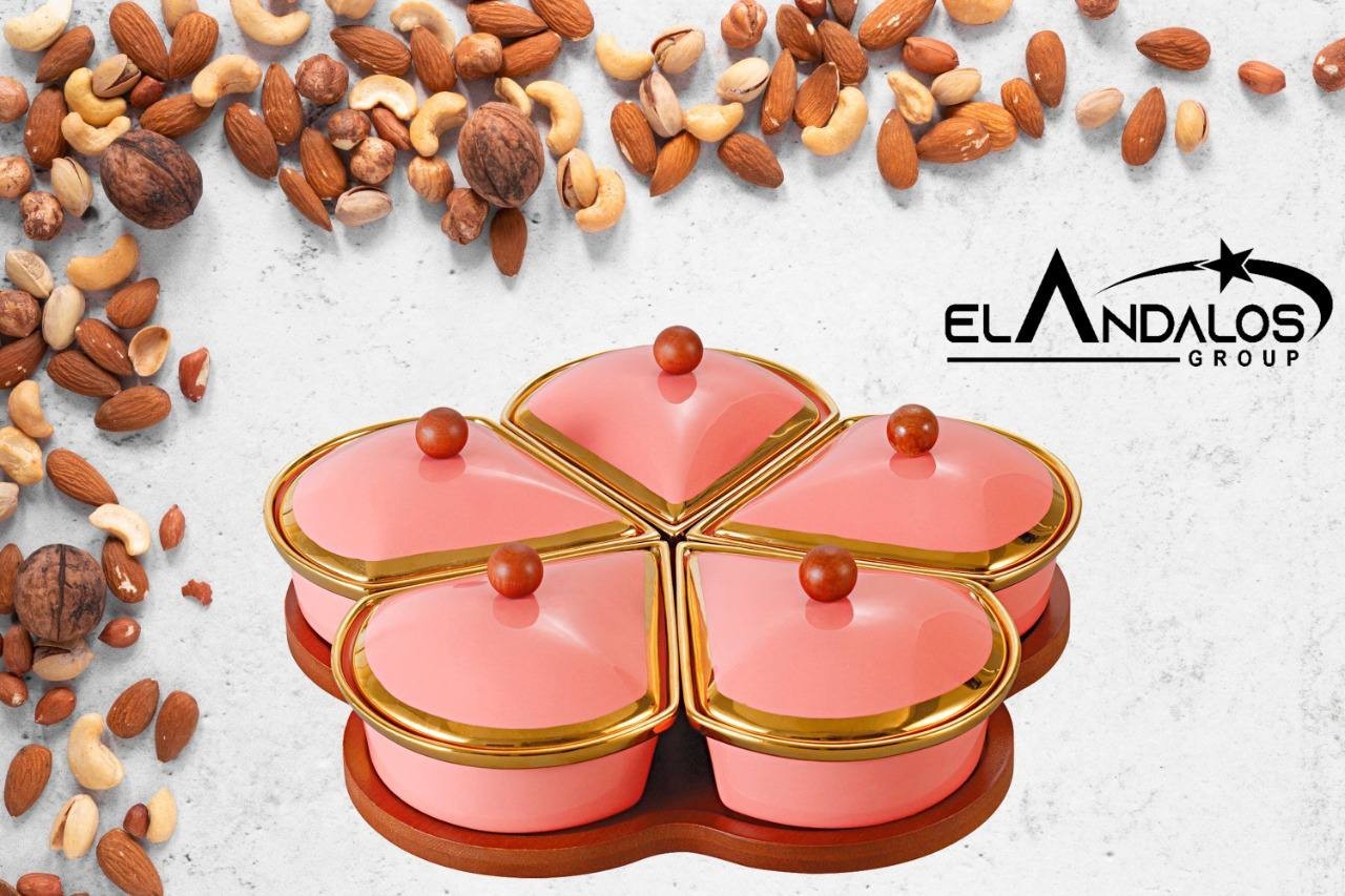 Nuts trays bowls
