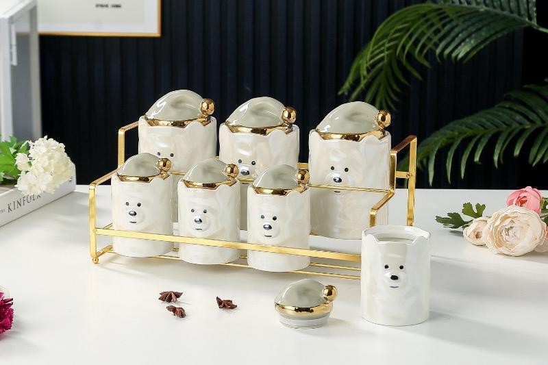 Spices set bear 7 pieces