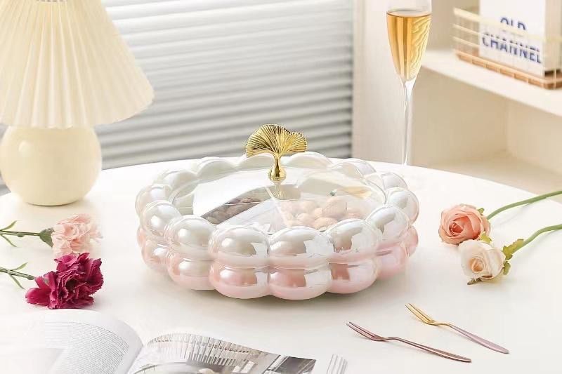 Divided nuts plate bambo