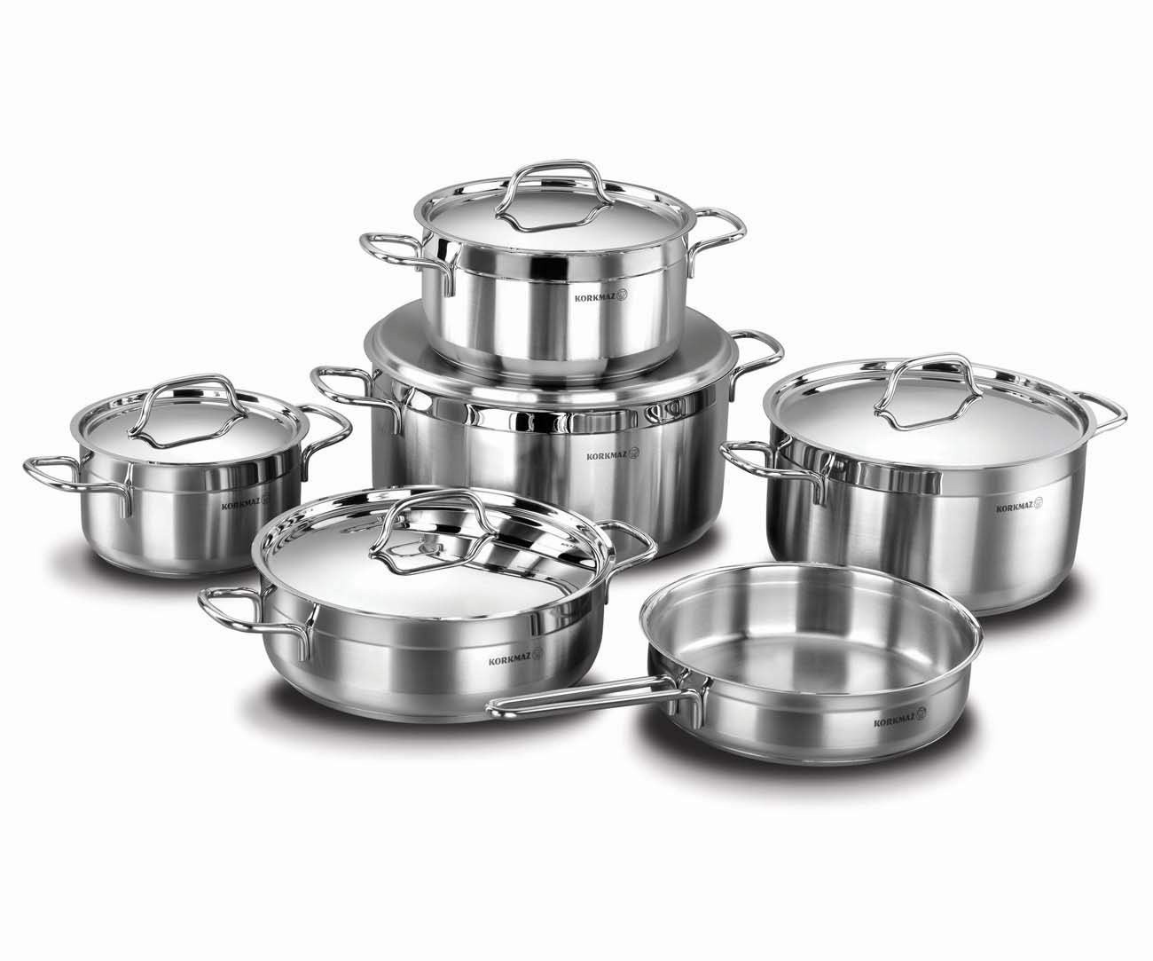 Korkmaz Astra Grande 14 Pieces Cookware Set (100% Original