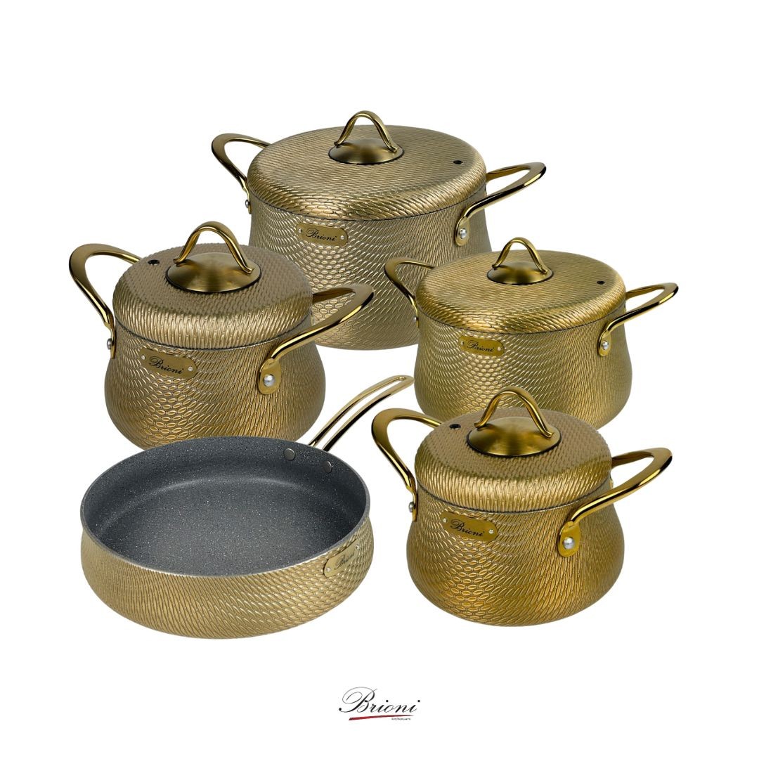 Brioni granite cookware set 9 pcs